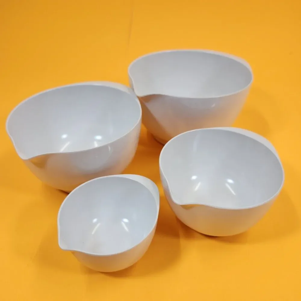 7 Rosti Mepal Trudeau Melamine Mixing Bowls Nesting Set White Crate & Barrel